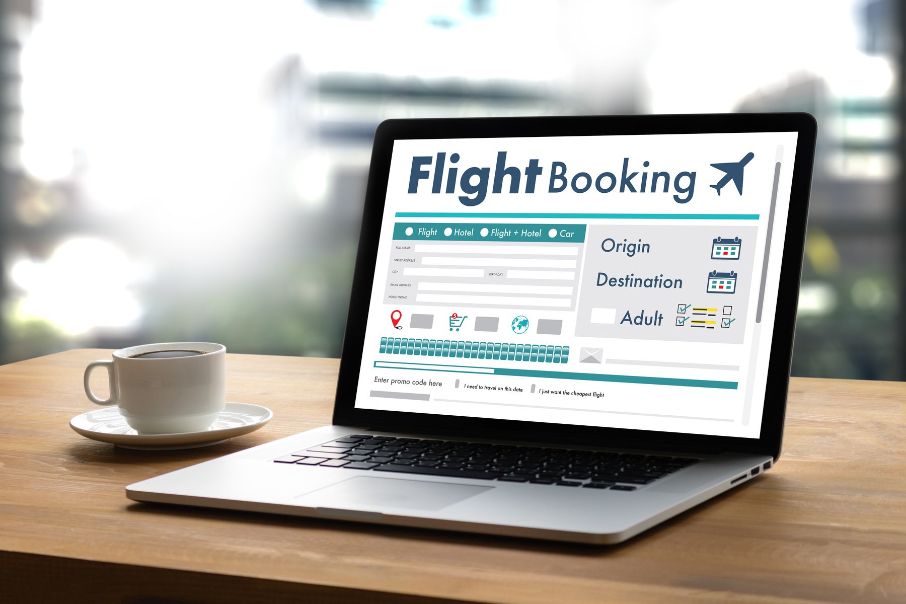 GO Flight Booking Air Online Ticket Book Concept